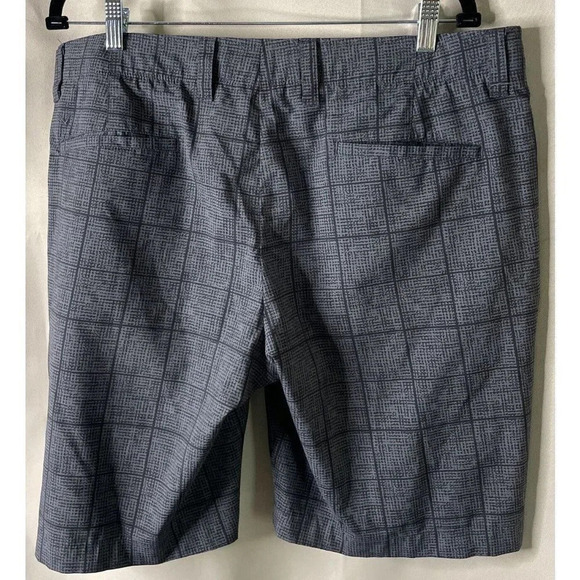 Callaway Golf Shorts Mens Black Gray Striped Polyester‎ Stretch Casual Size 38 - Picture 2 of 3